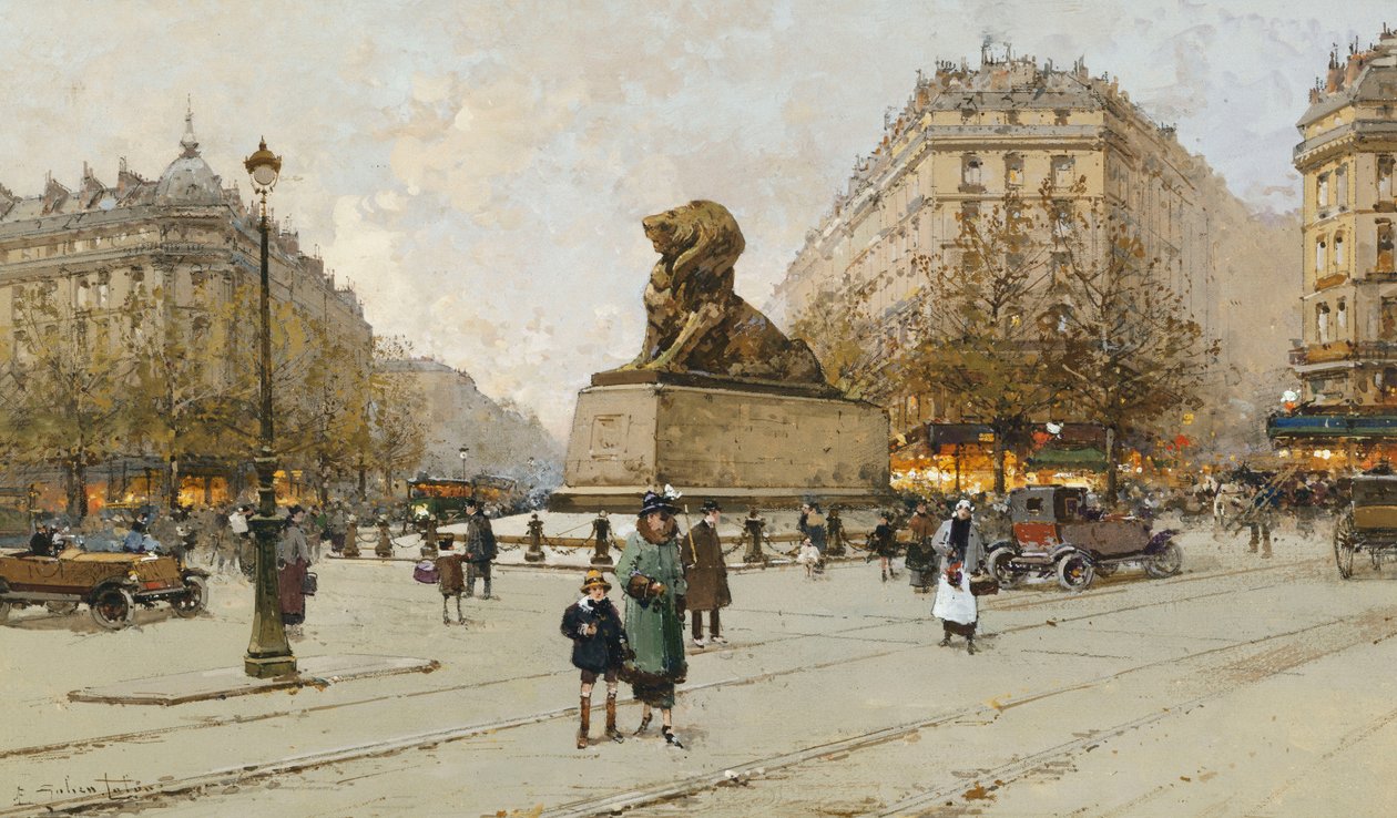 De Leeuw van Belfort door Eugene Galien Laloue