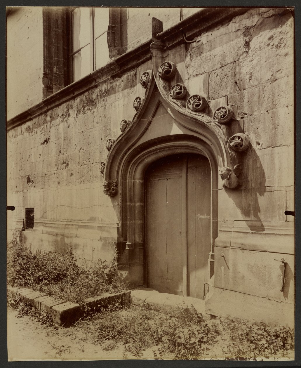 Paleis van Justitie in Beauvais door Eugène Atget