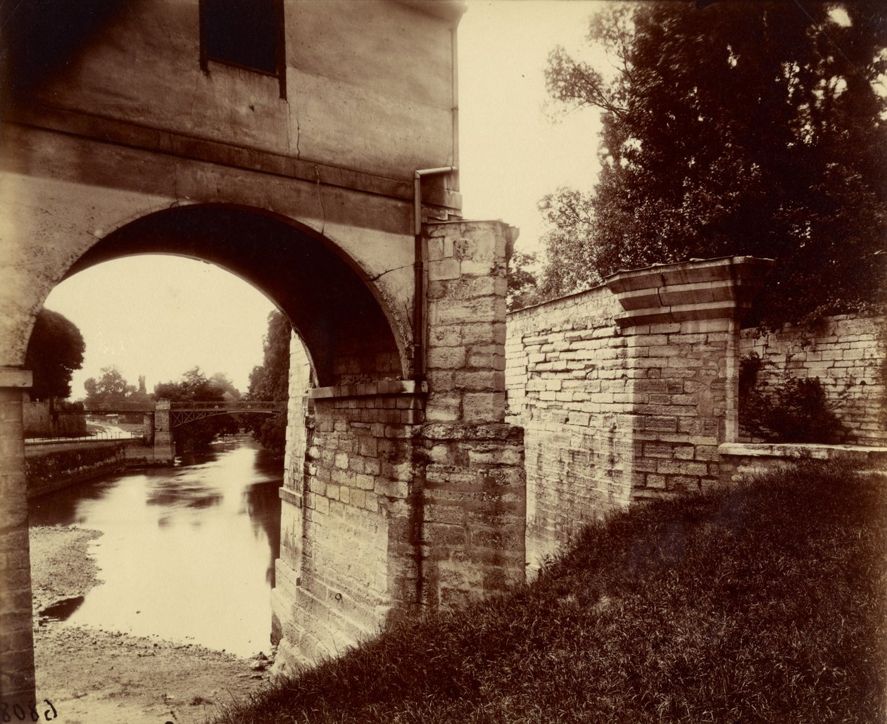 Charenton, oude molen door Eugène Atget