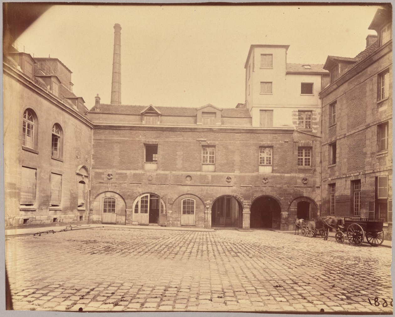 Hôtel Scipion Sardini door Eugène Atget