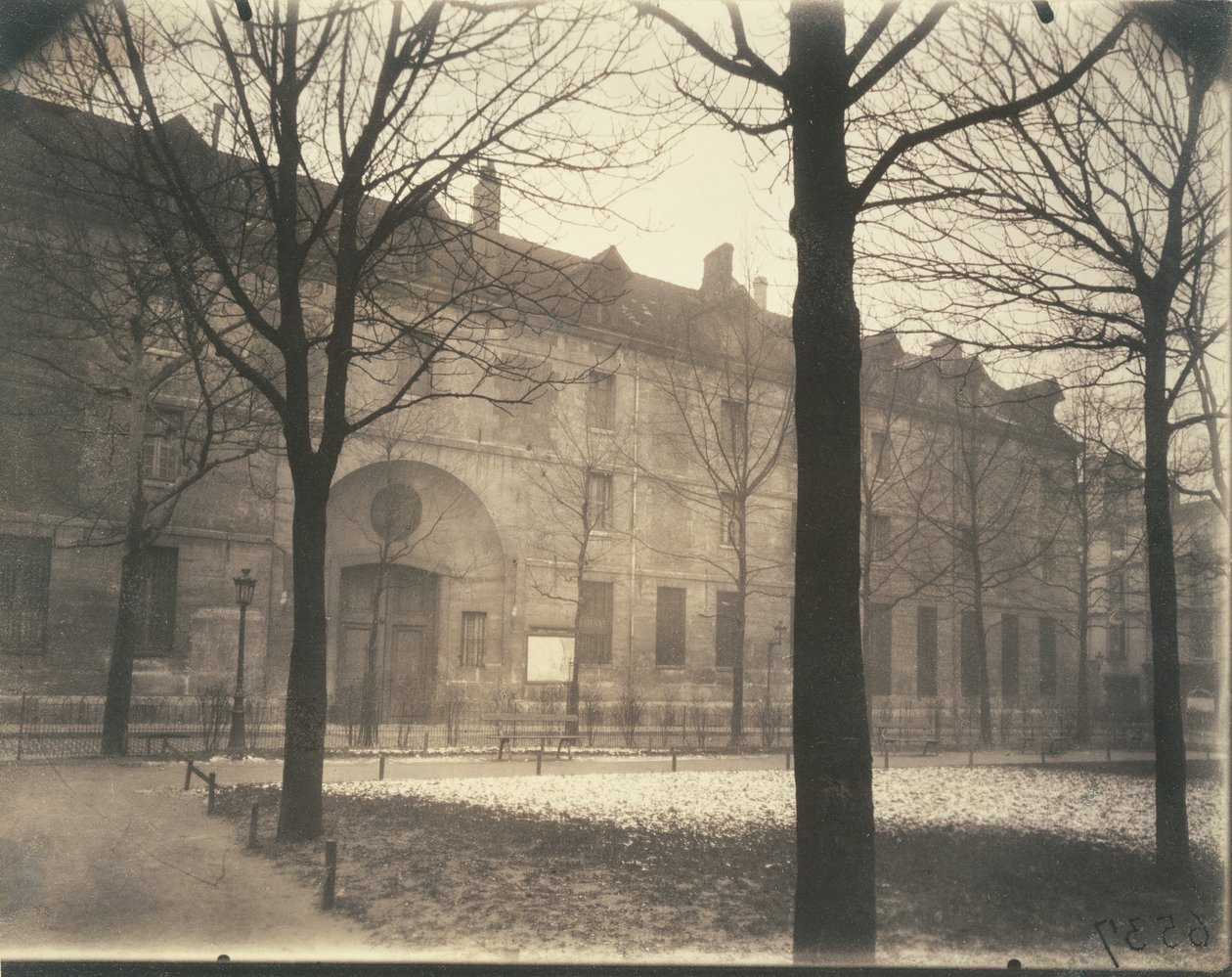 Hôtel Scipion Sardini, Rue Scipion door Eugène Atget