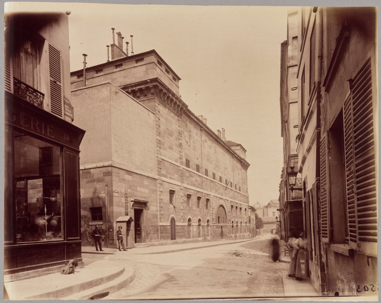 De gevangenis Sainte-Pélagie, rue du Puits-de-l