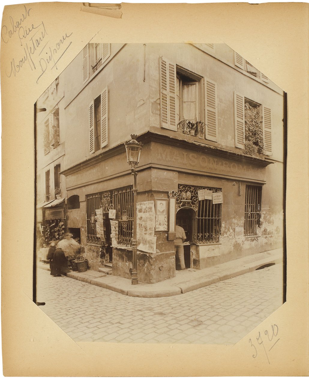 Pagina uit het album "Documents pour l