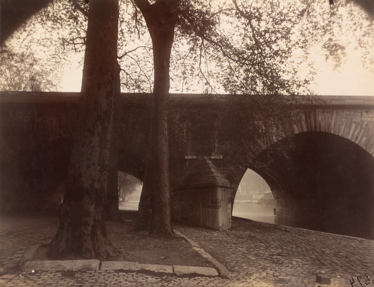 Pont Marie, 1926 (foto) door Eugène Atget
