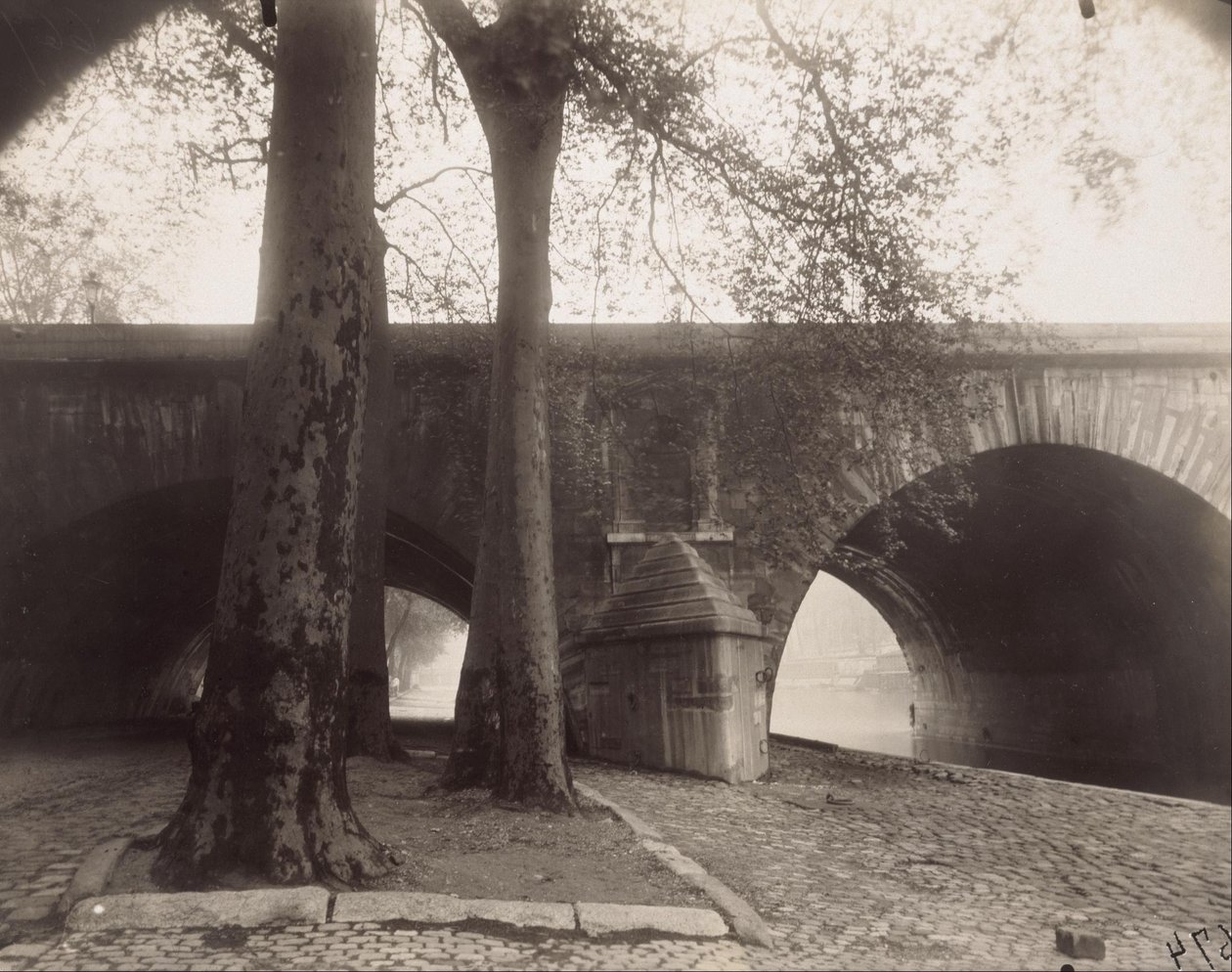 Pont Marie door Eugène Atget