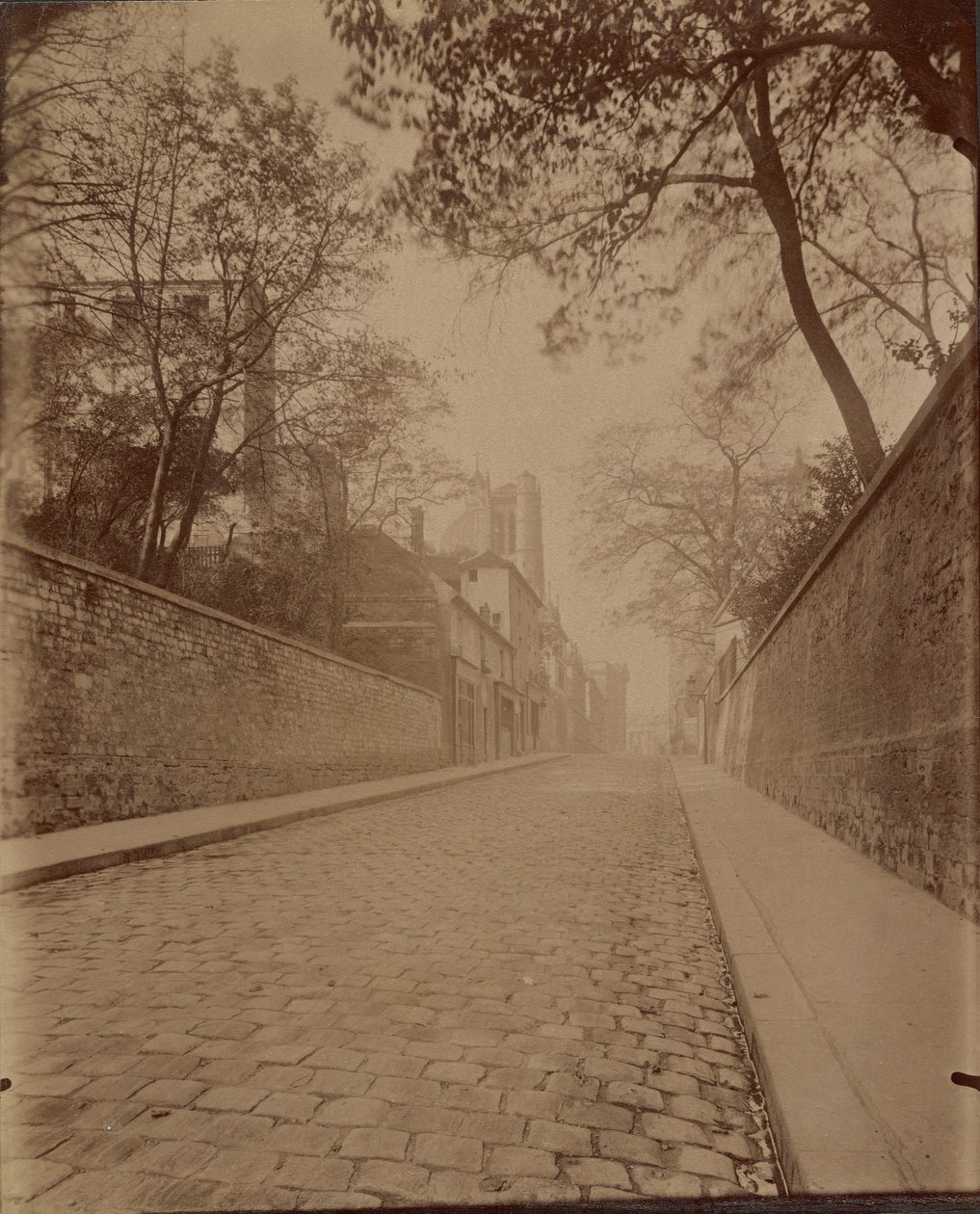 Rue Clovis door Eugène Atget