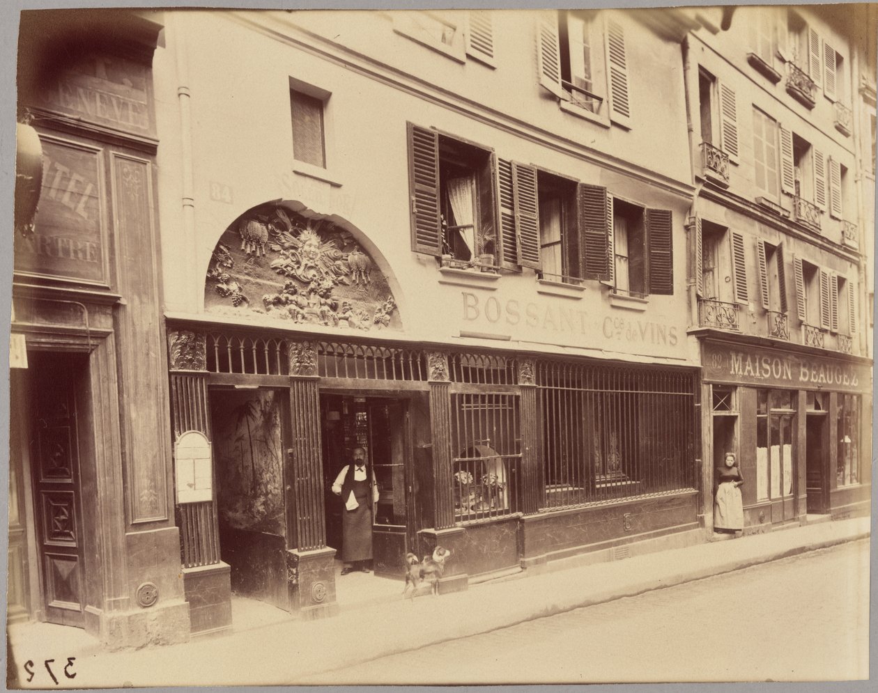 Rue Saint-Sauveur door Eugène Atget