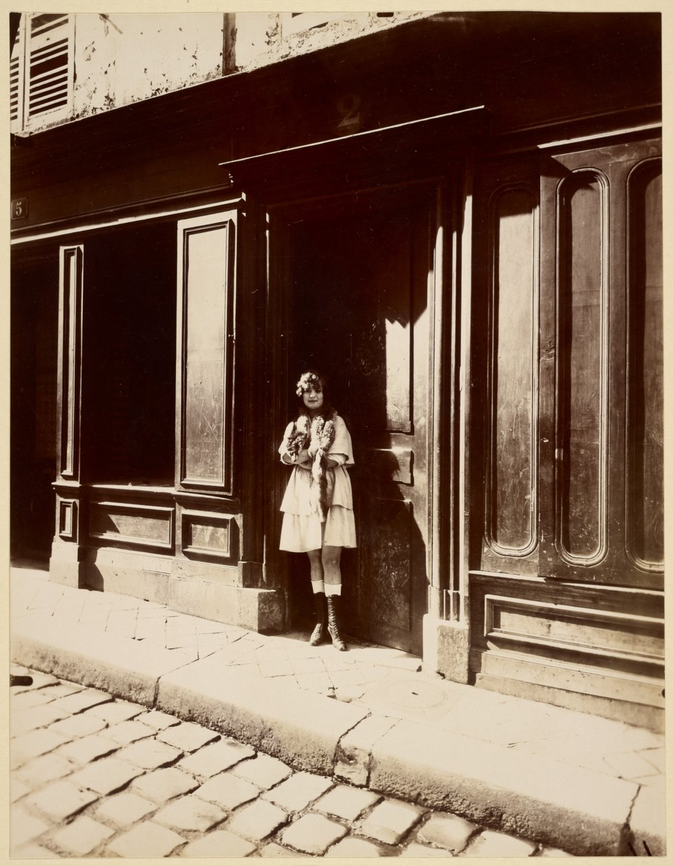 Versailles, Maison Close, Klein Paleis door Eugène Atget
