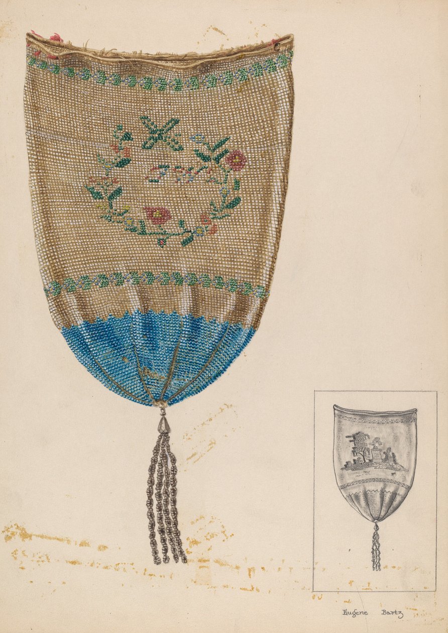 Tas, ca. 1937 (aquarel op karton) door Eugene Bartz