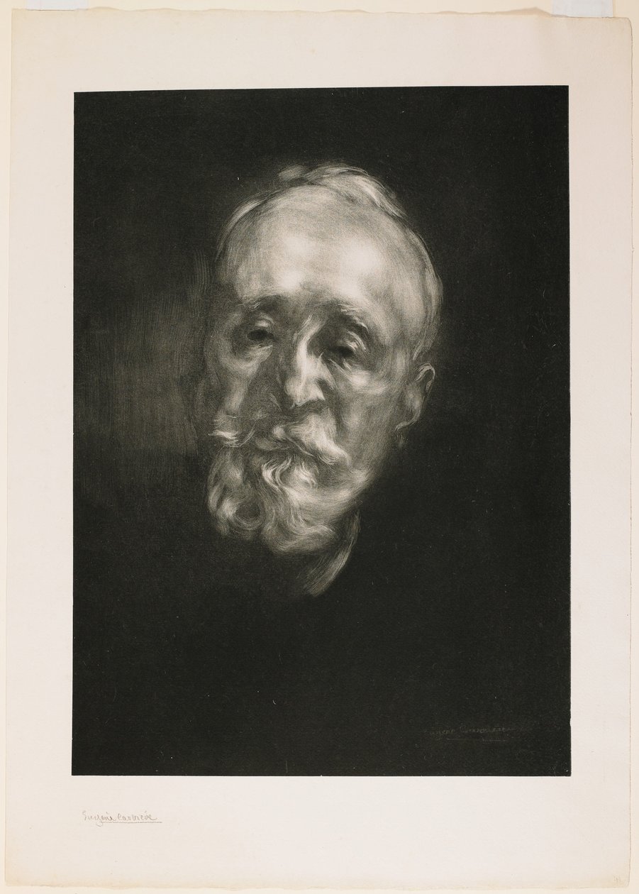 Puvis de Chavannes (Tweede plaat) door Eugène Carrière