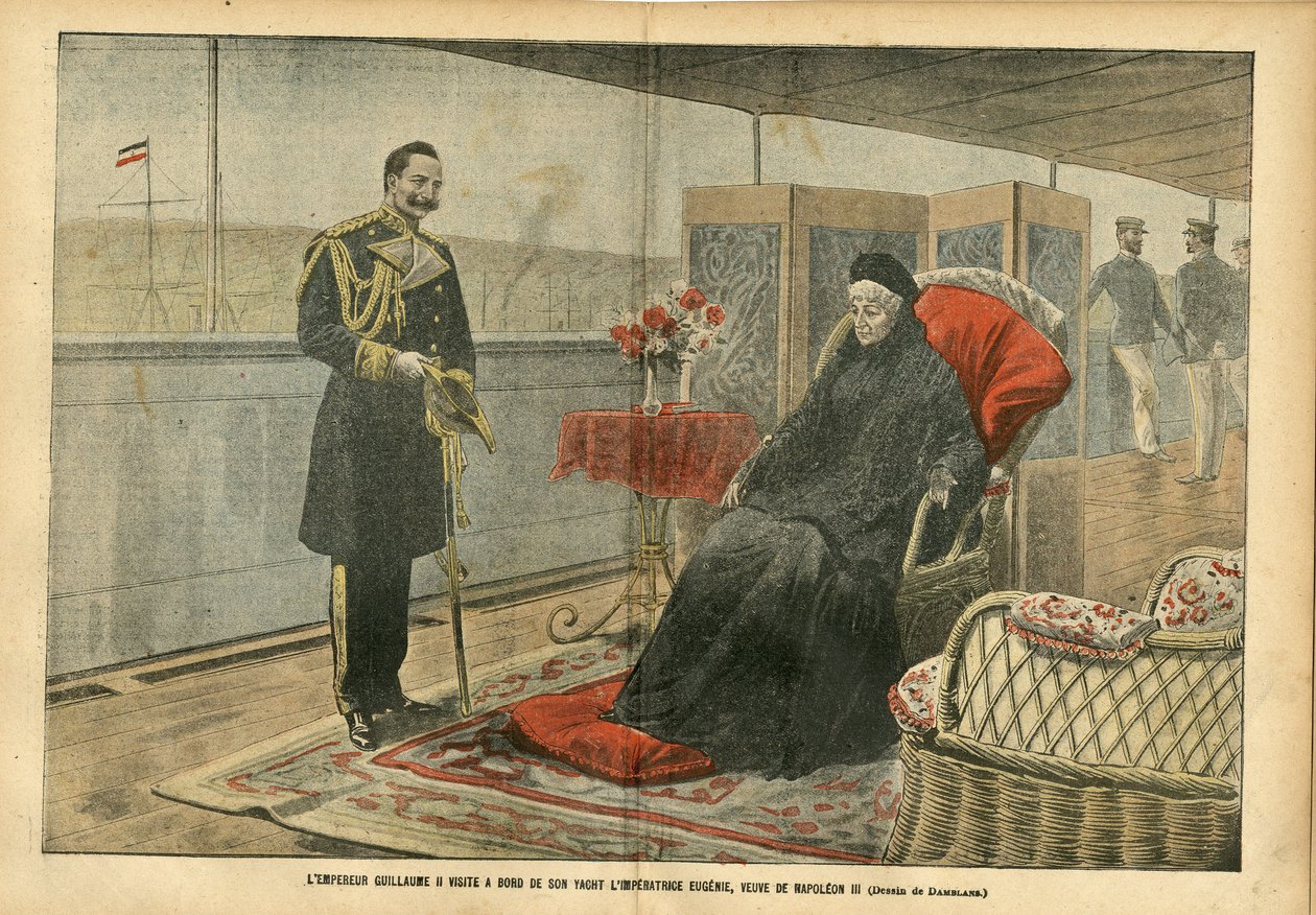 Illustratie van Eugene Damblans (1865-1945) in Le Pelerin door Eugene Damblans