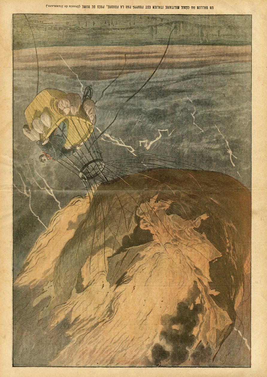 Illustratie van Eugene Damblans (1865-1945) in Le Pelerin door Eugene Damblans