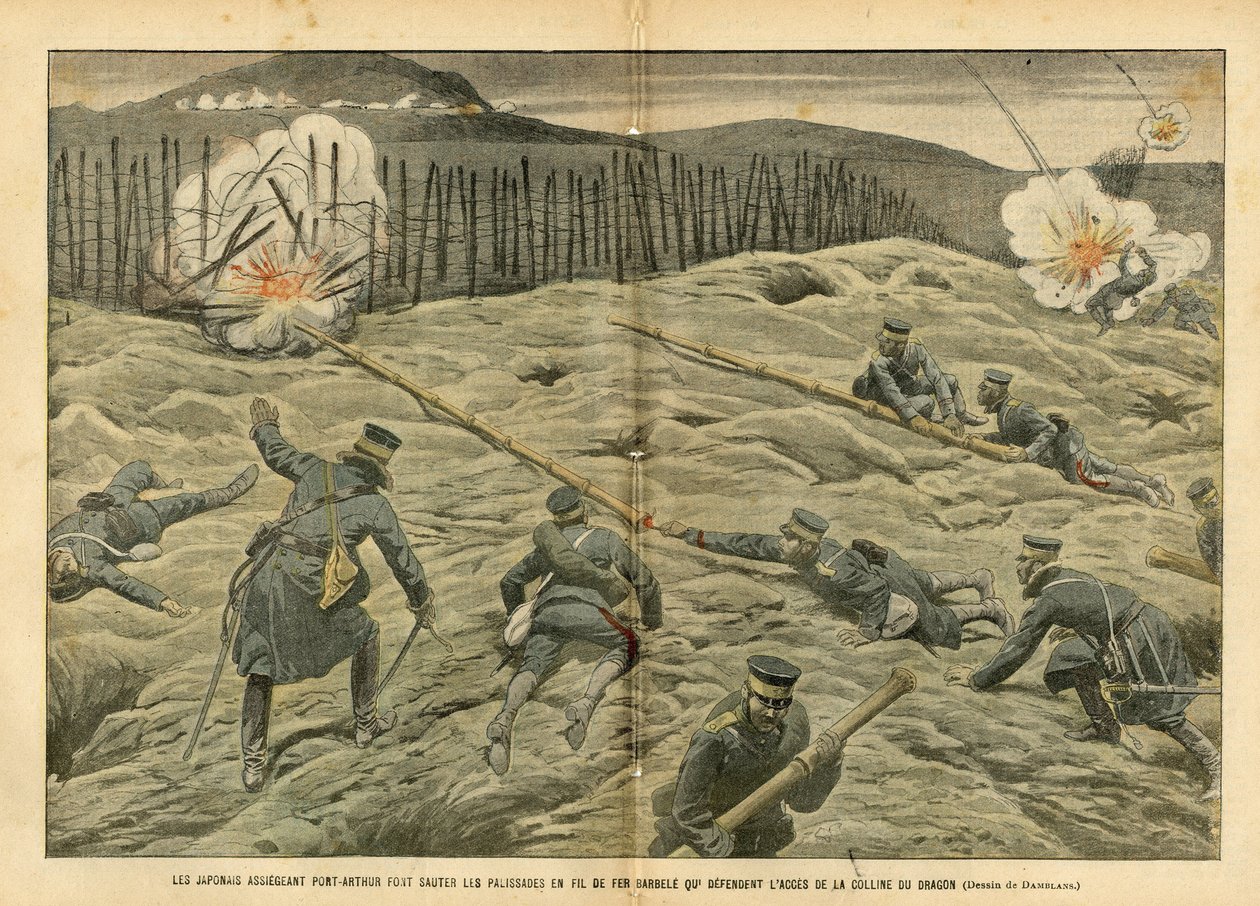 Illustratie van Eugene Damblans (1865-1945) in Le Pelerin door Eugene Damblans