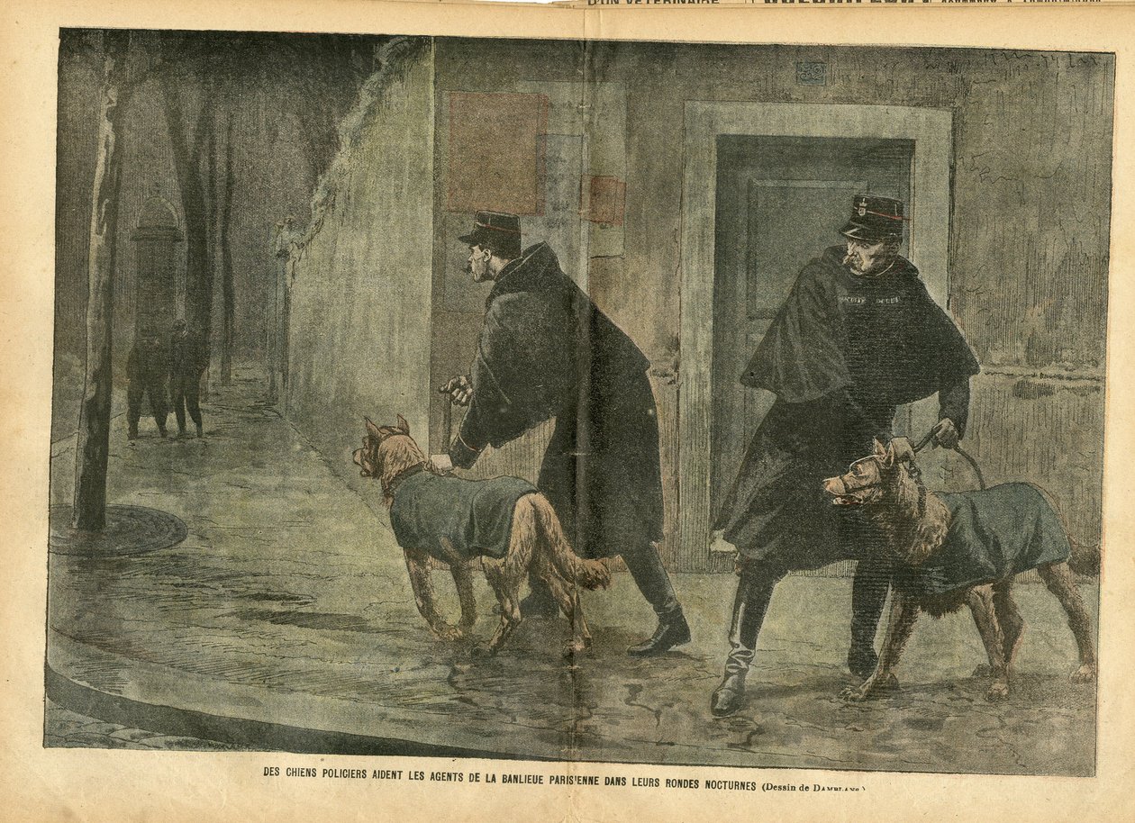 Illustratie van Eugene Damblans (1865-1945) in Le Pelerin door Eugene Damblans