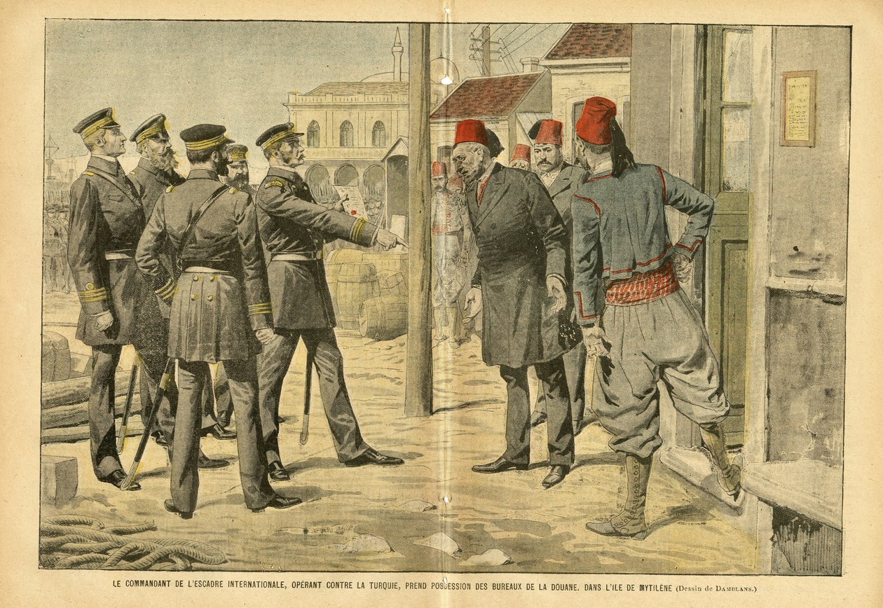 Illustratie van Eugene Damblans (1865-1945) in Le Pelerin door Eugene Damblans
