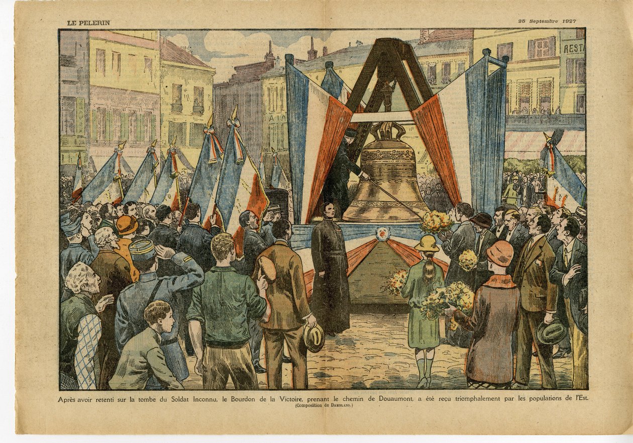 Illustratie van Eugene Damblans (1865-1945) in Le Pelerin door Eugene Damblans