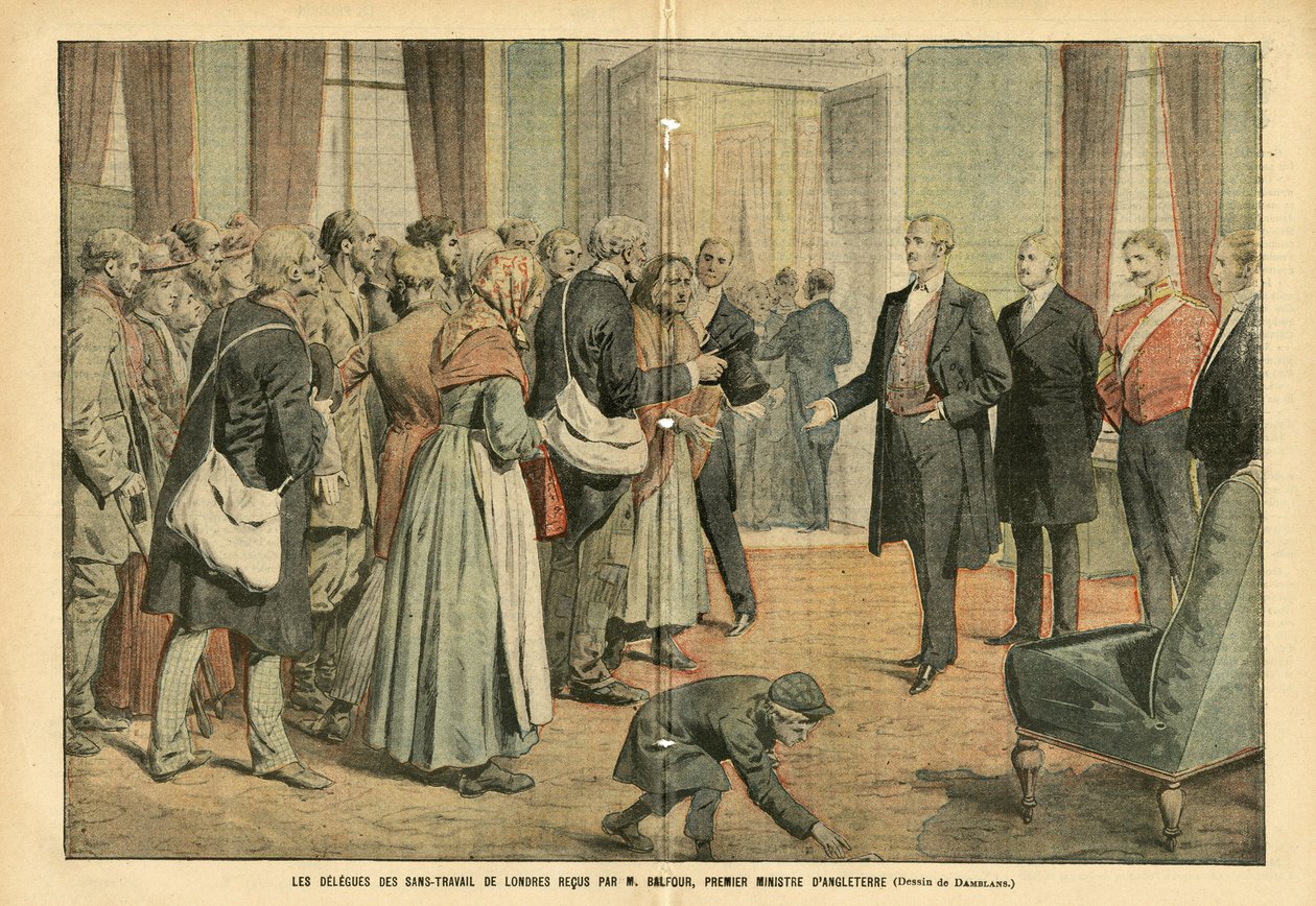 Illustratie van Eugene Damblans (1865-1945) in Le Pelerin door Eugene Damblans