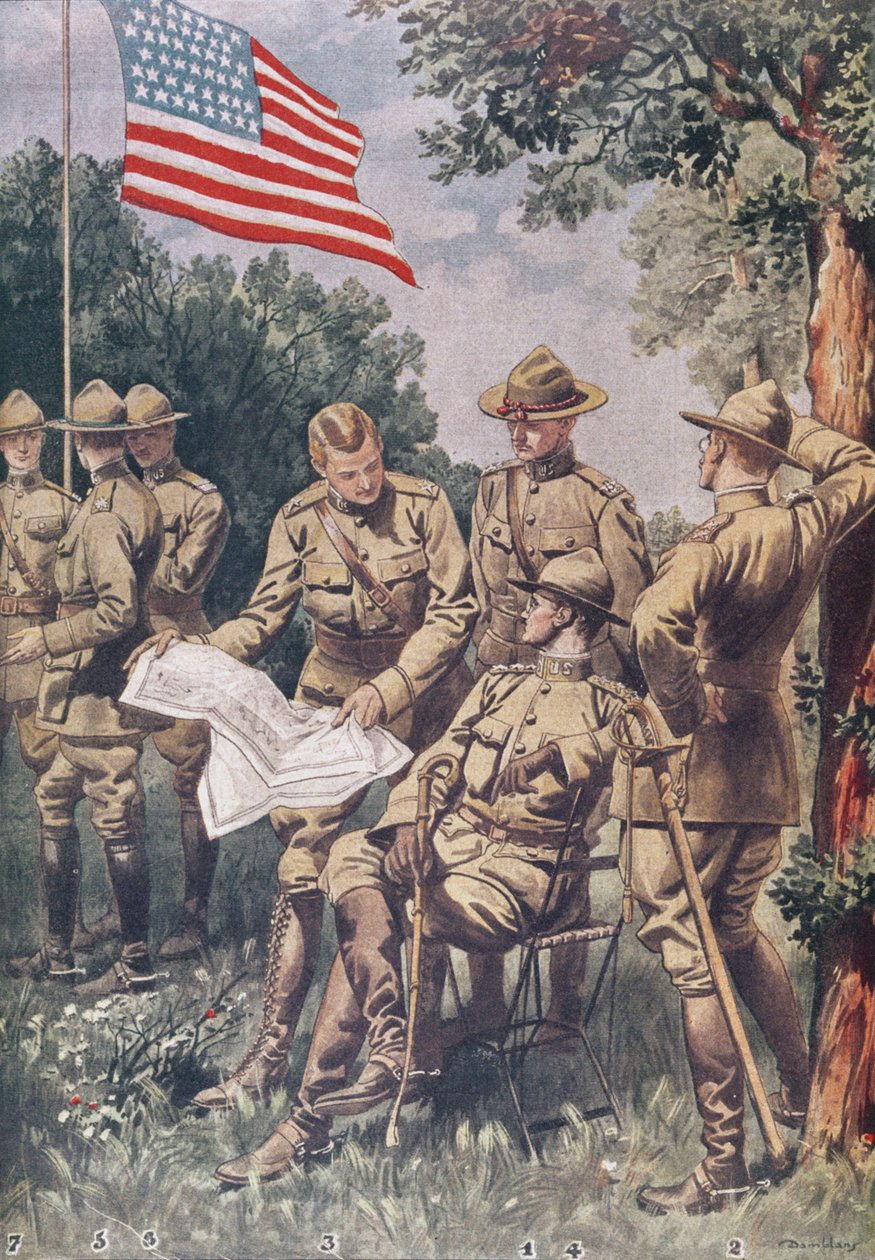 De Aankomst van de Amerikanen in Frankrijk: hoe verschillende rangen te herkennen, 