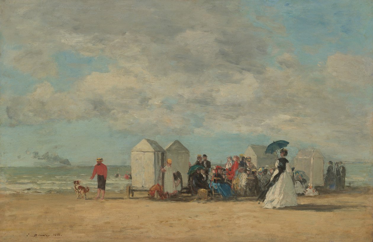 Strand door Eugene Louis Boudin