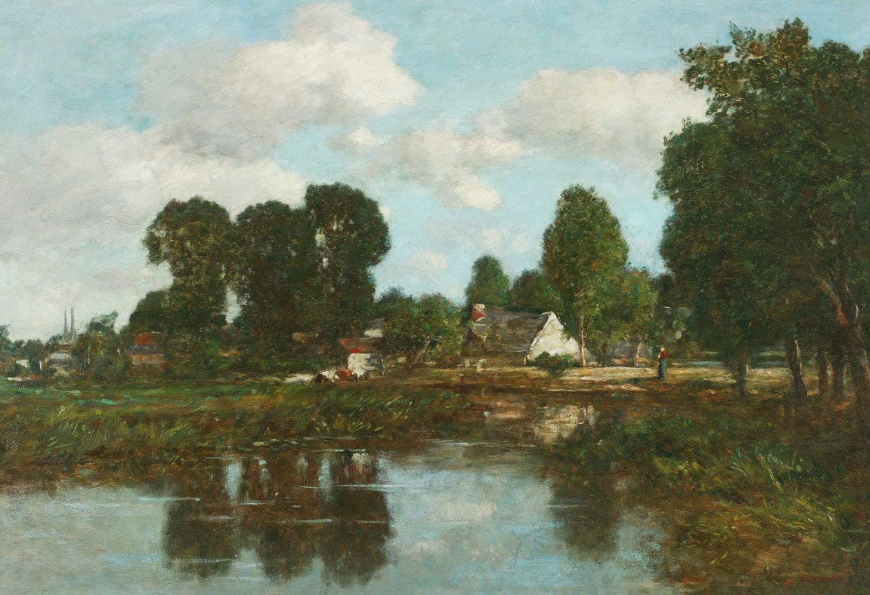 Bij Quimper door Eugene Louis Boudin