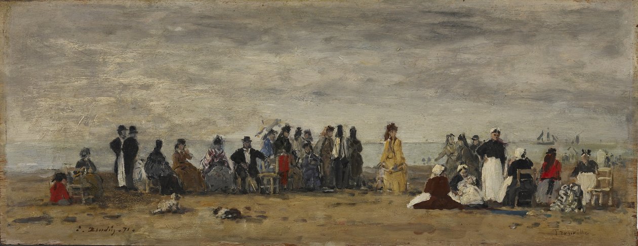 Trouville door Eugene Louis Boudin