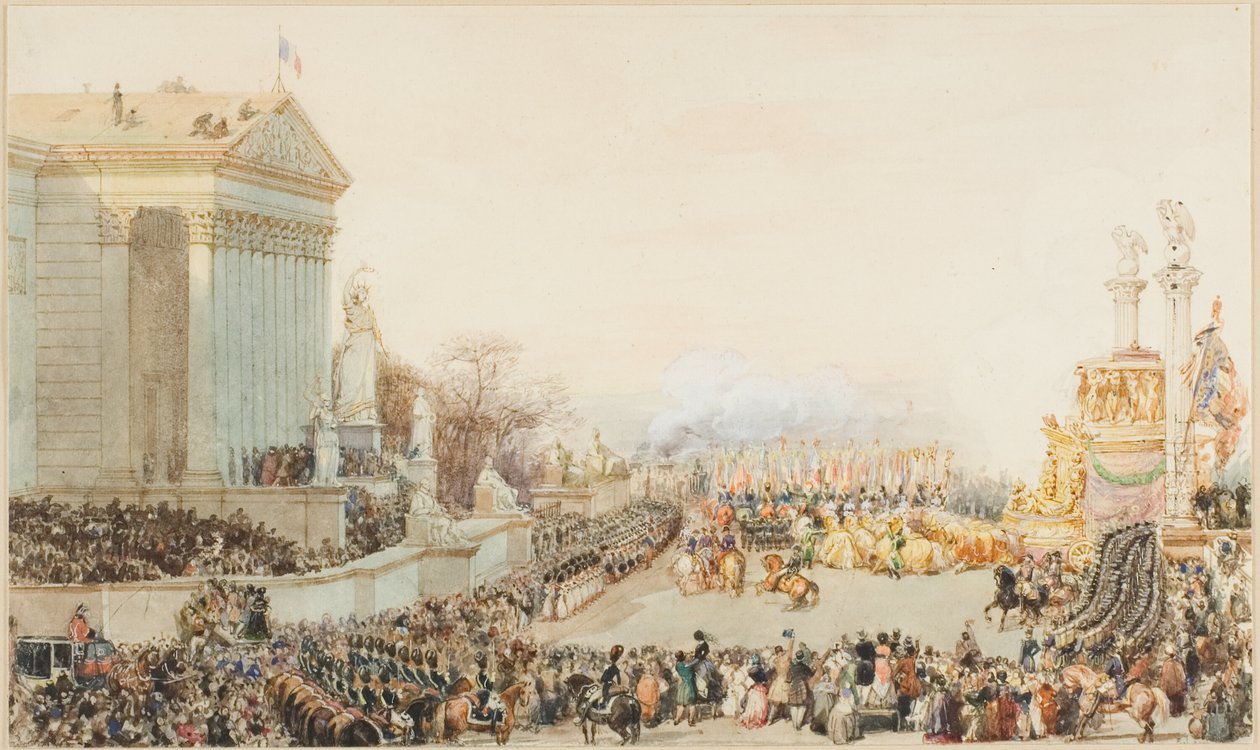 De Overbrenging van de As van Napoleon: 15 december 1840 door Eugene Louis Lami