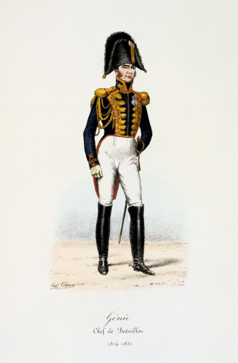 Génie, Chef de Bataillon, 1814-30 door Eugene Titeux