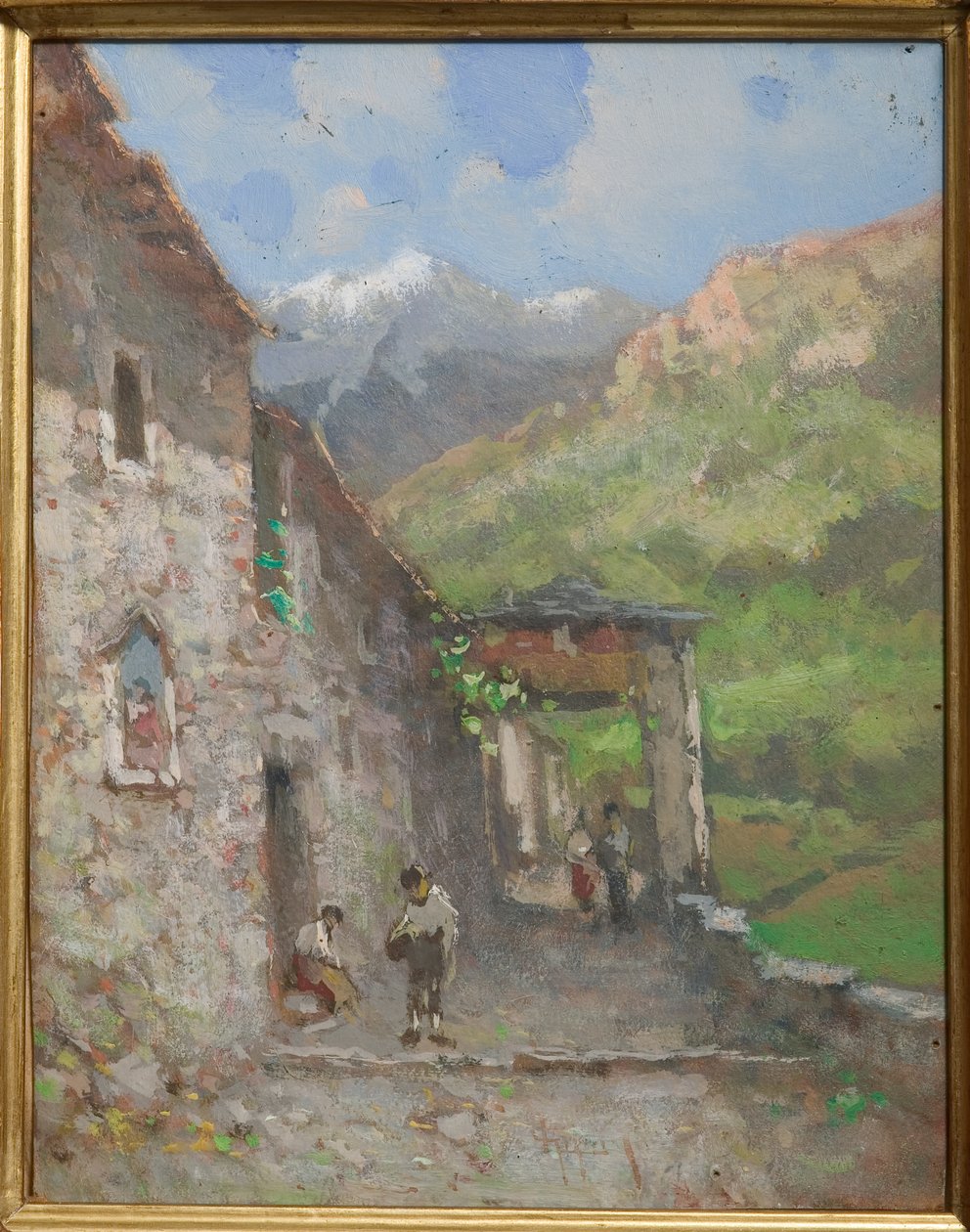 Alpendorp door Eugenio Gignous