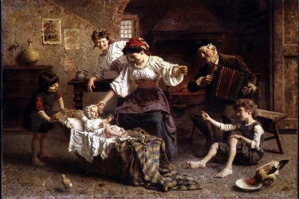 Het middelpunt van de aandacht door Eugenio Zampighi