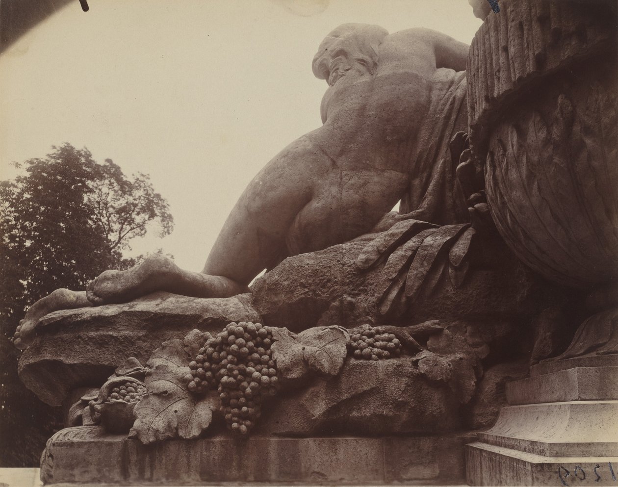 Saint-Cloud,1923 (foto) door Eugène Atget