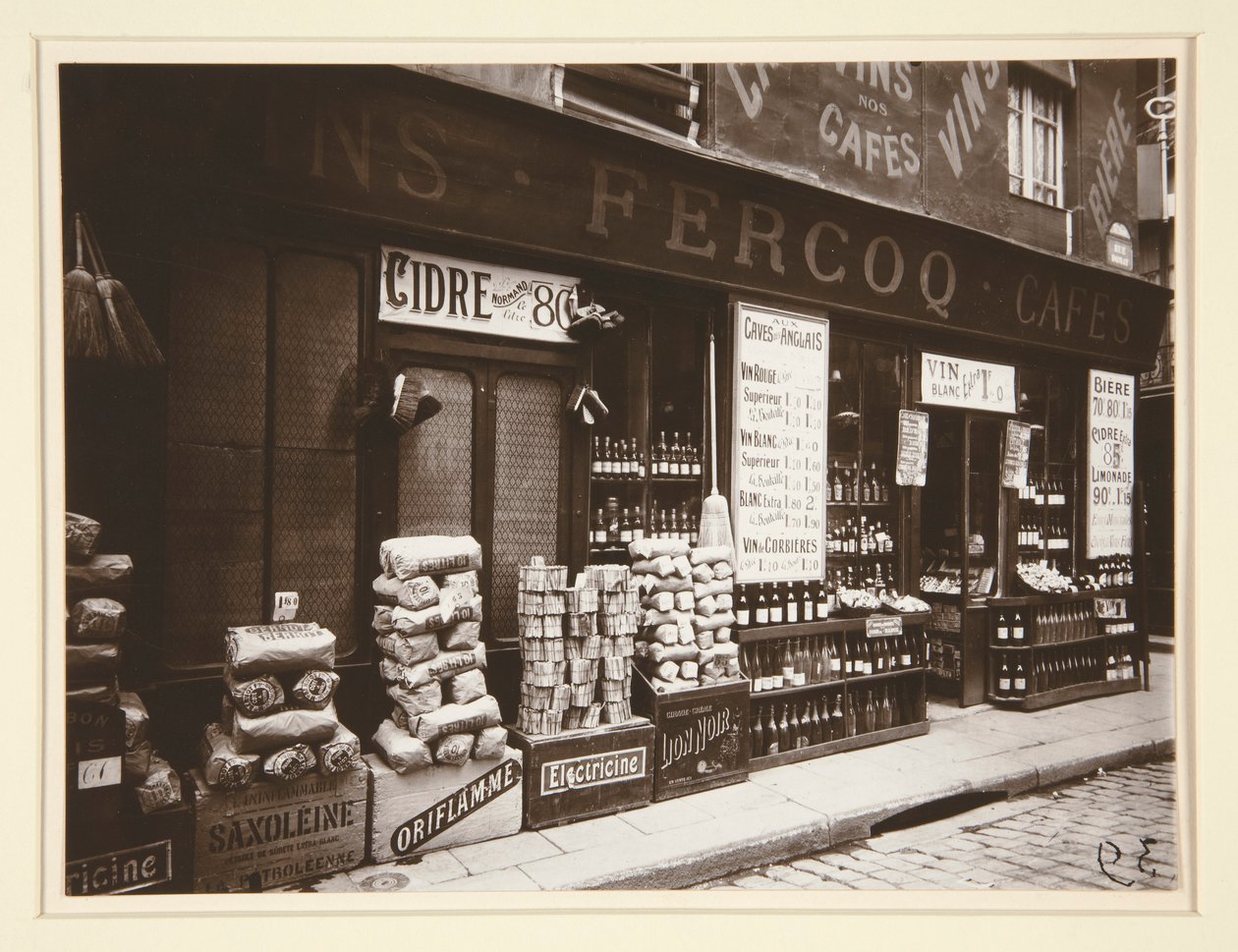 Winkelpui door Eugène Atget