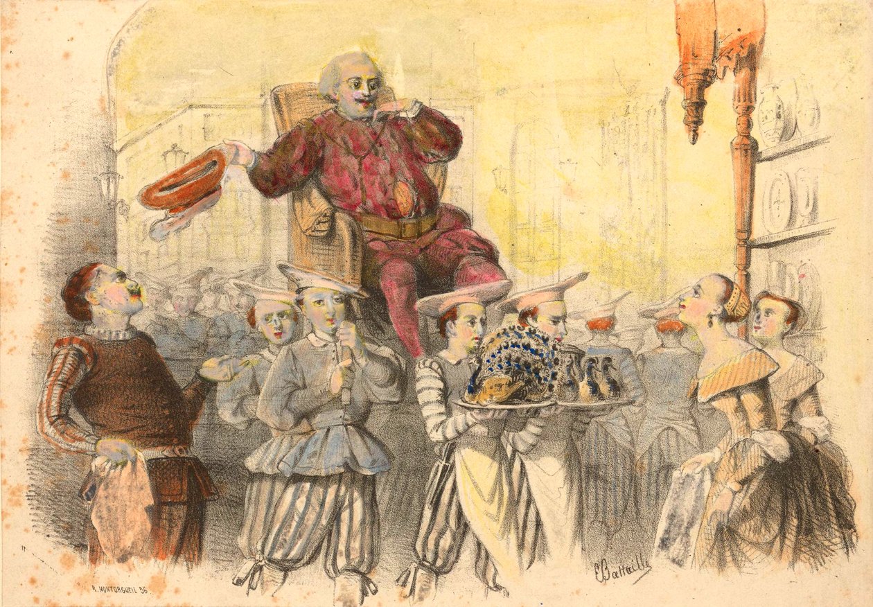 Ambroise Thomas - Een midzomernachtsdroom - Charles Battaille als Falstaff (aangepast) door Eugene Battaille