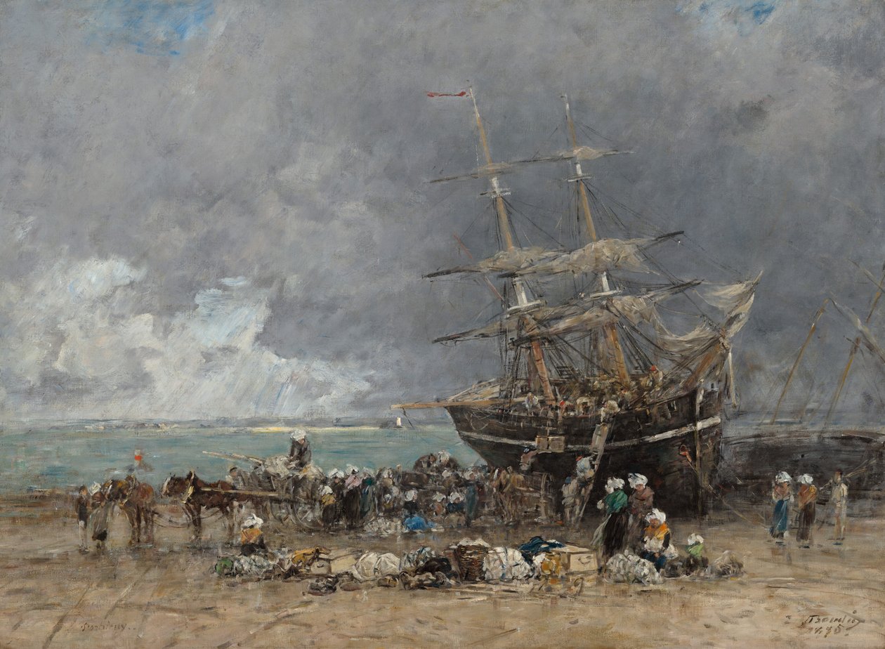 Terugkeer van de Terre-Neuvier door Eugène Boudin