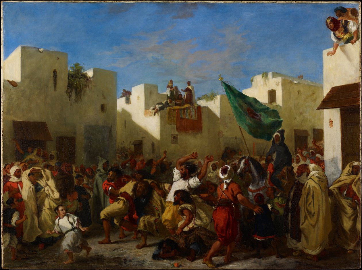 Convulsionisten van Tanger door Eugène Delacroix