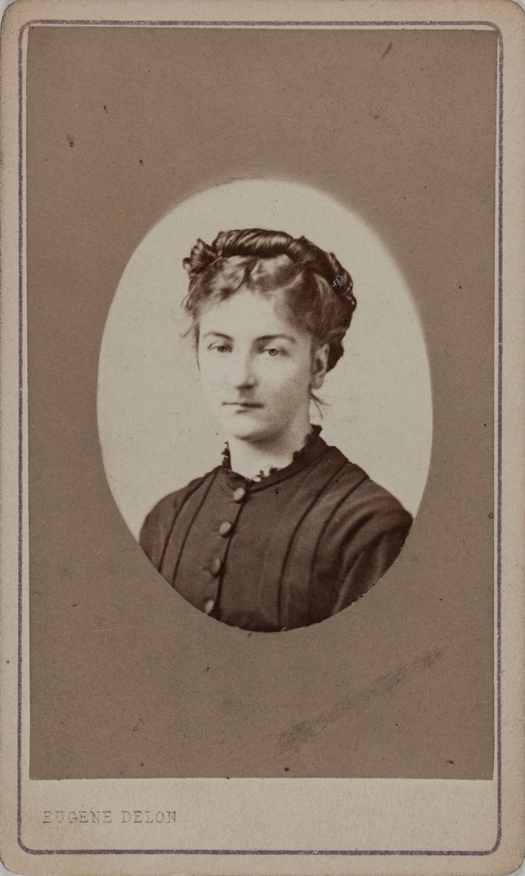 Portret van Jane Dieulafoy door Eugène Delon