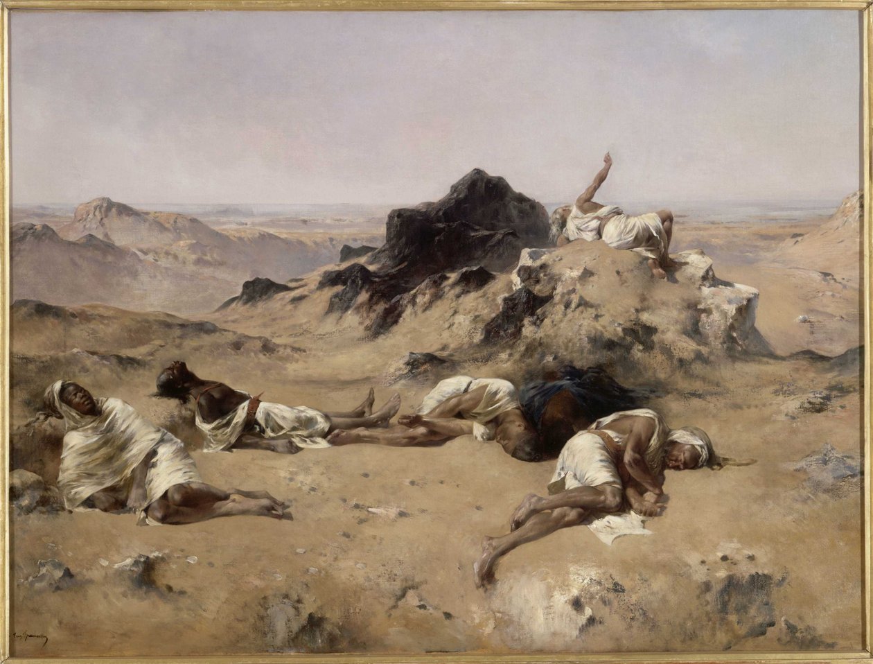 Le Pays de la Soif, 1860s door Eugène Fromentin