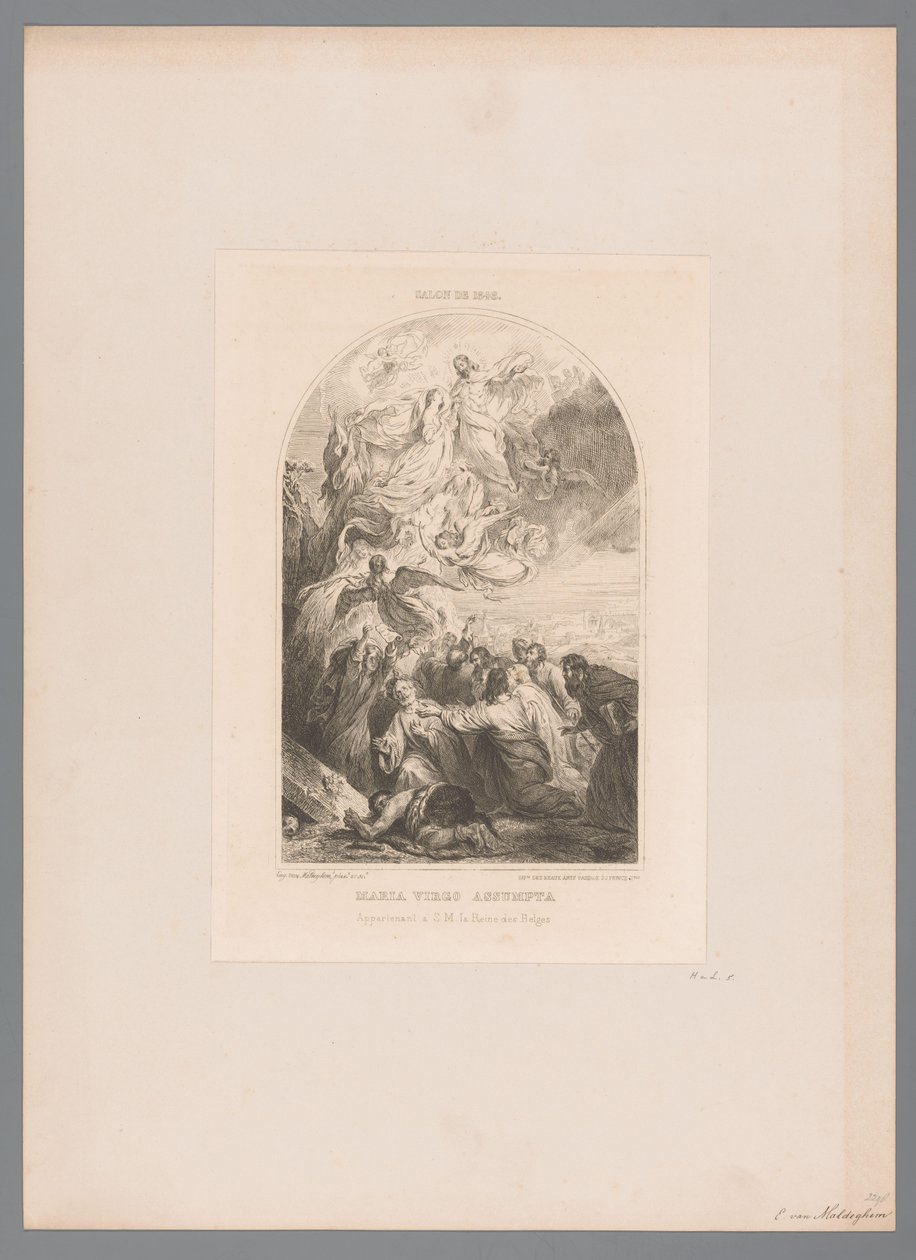 Hemelvaart van Maria door Eugène Van Maldeghem