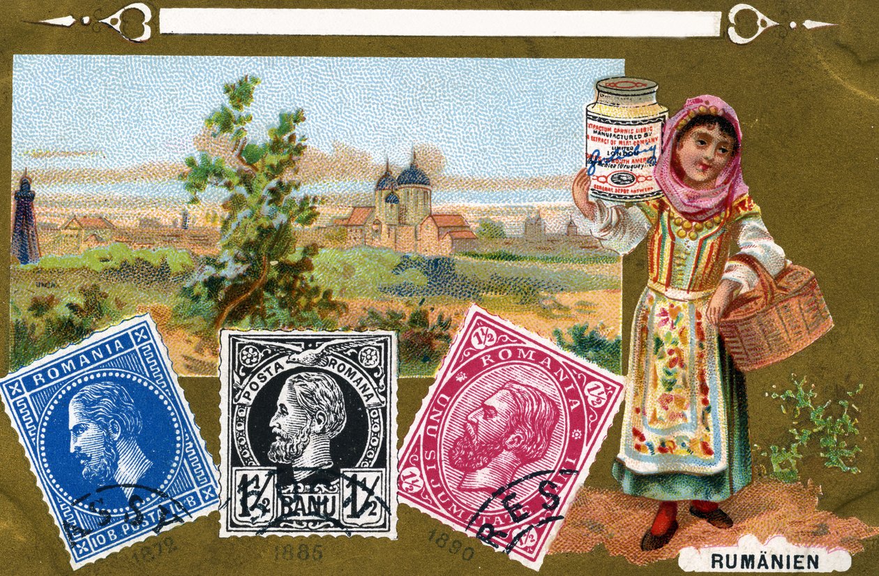 Roemeense postzegels, 1897 door European School