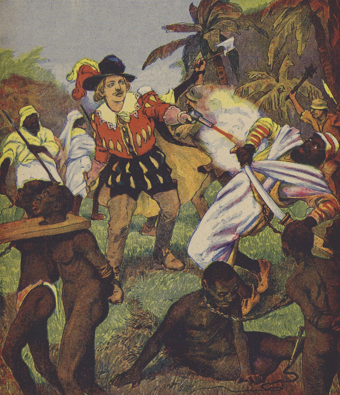 Klaus Störtebeker (kleurenlitho) door European School