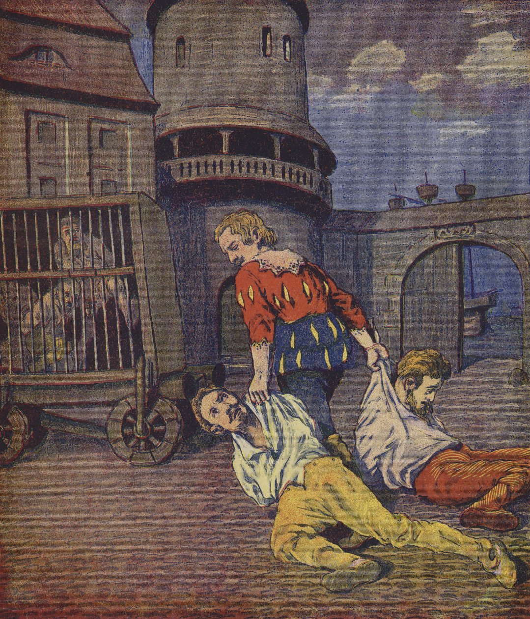 Klaus Störtebeker (kleurenlitho) door European School