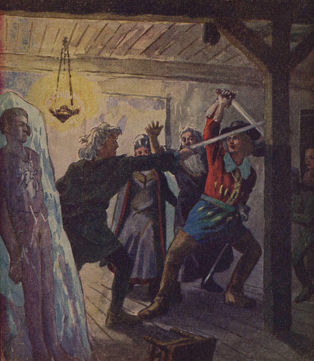 Klaus Störtebeker (kleurenlitho) door European School