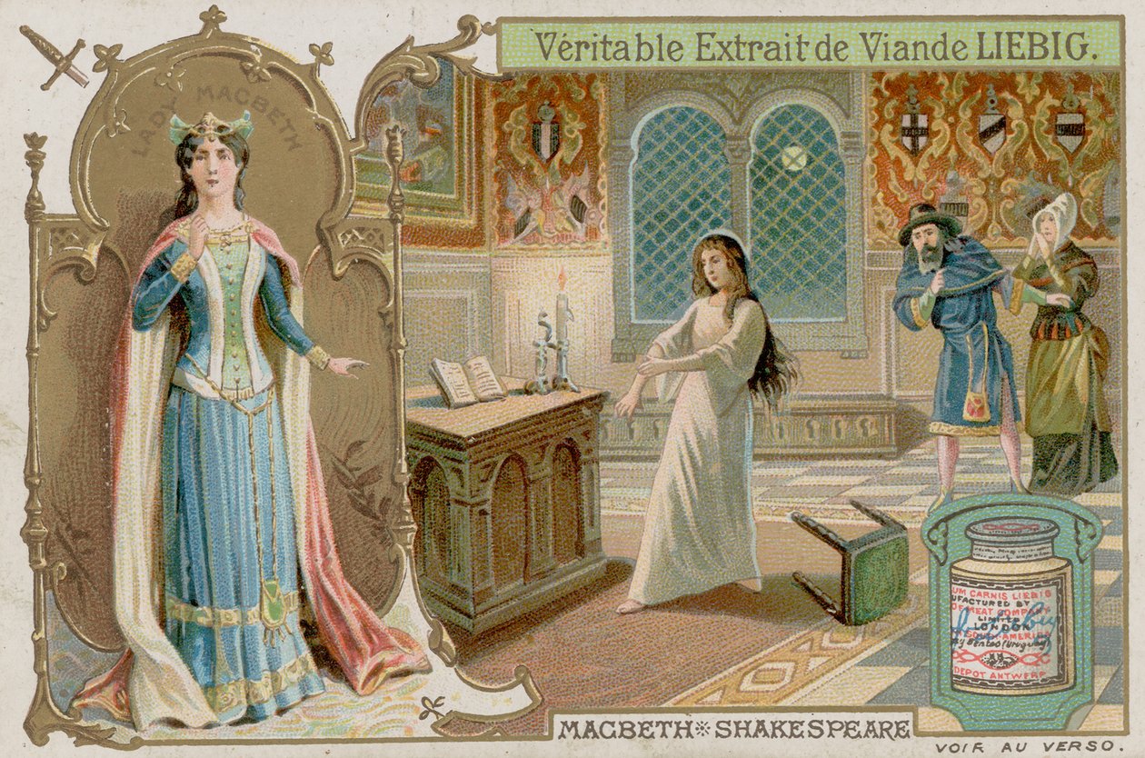 Lady Macbeth (chromolitho) door European School