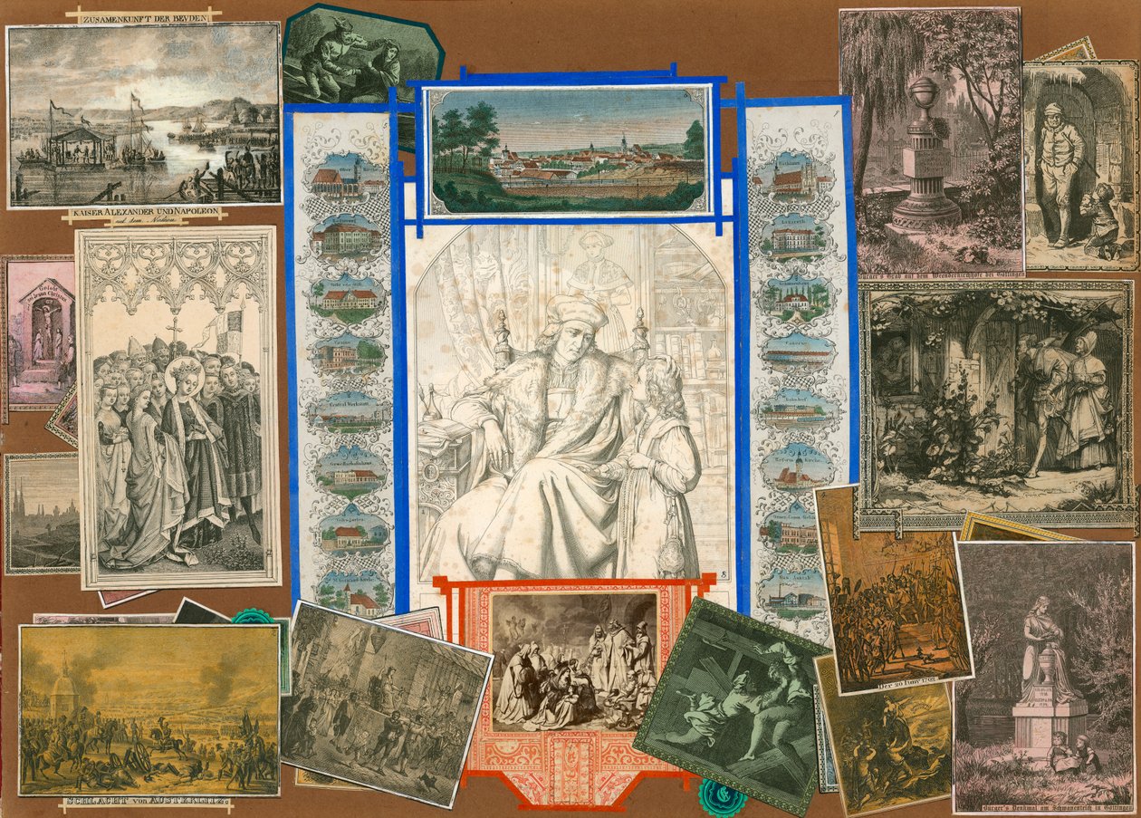 Pagina uit Sammelsurium Deel IV (gedrukt materiaal) door European School