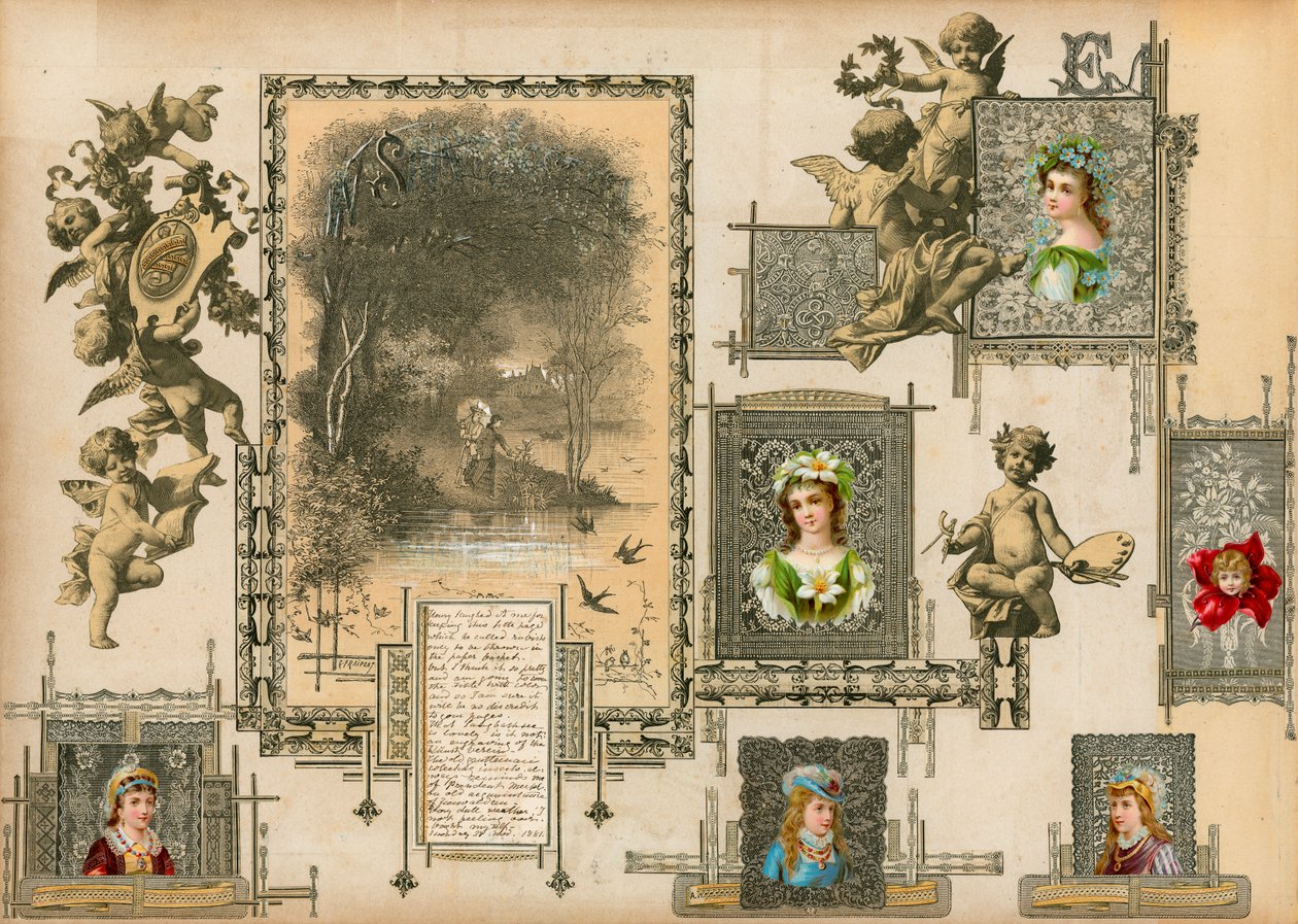 Pagina uit Sammelsurium Deel IV (gedrukt materiaal) door European School