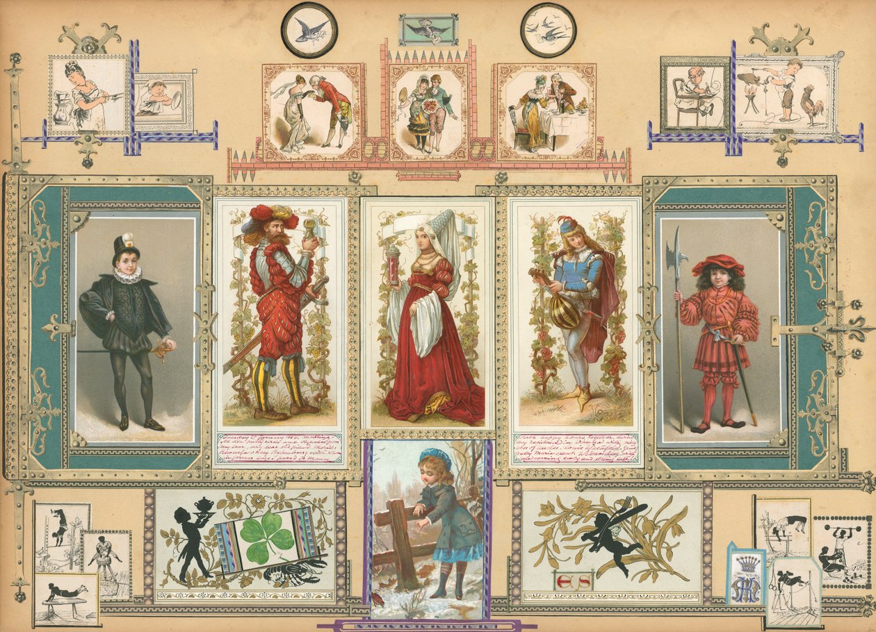 Pagina uit Sammelsurium Deel IX (gedrukt materiaal) door European School