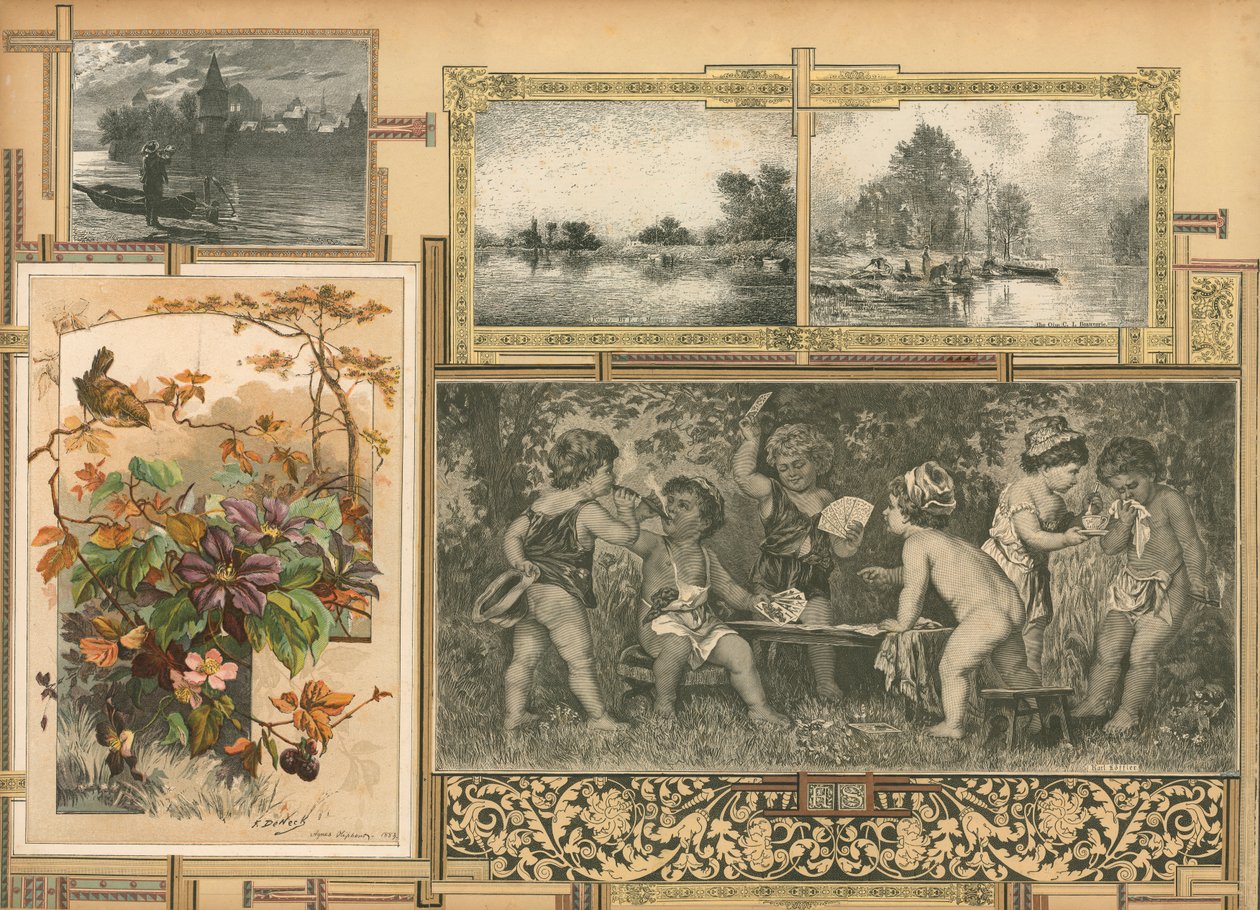 Pagina uit Sammelsurium Deel IX (gedrukt materiaal) door European School