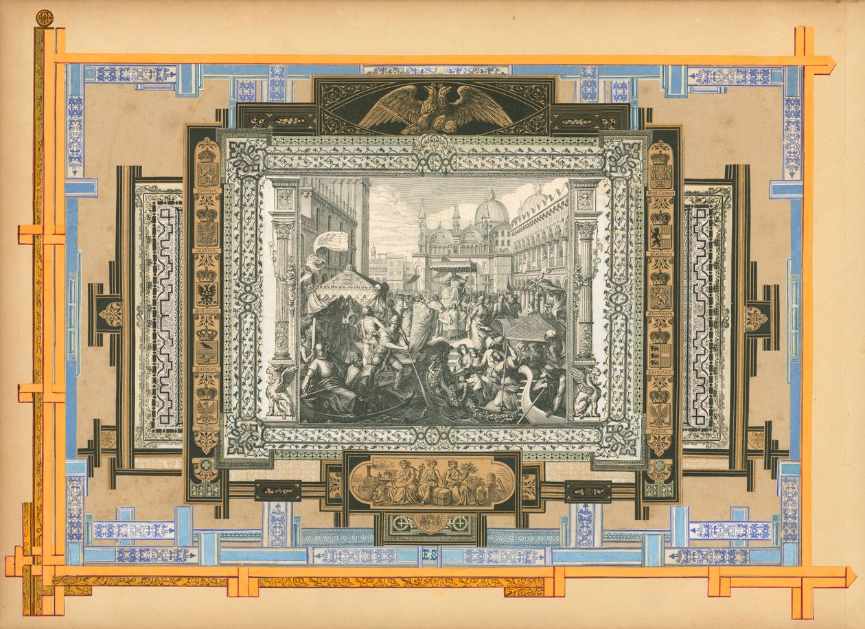 Pagina uit Sammelsurium Deel IX (gedrukt materiaal) door European School