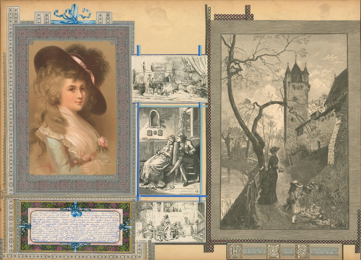 Pagina uit Sammelsurium Deel IX (gedrukt materiaal) door European School