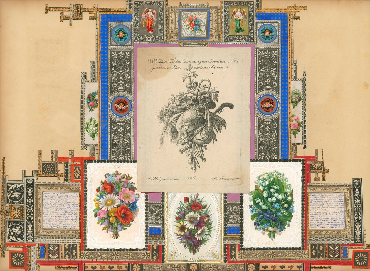 Pagina uit Sammelsurium Deel IX (gedrukt materiaal) door European School