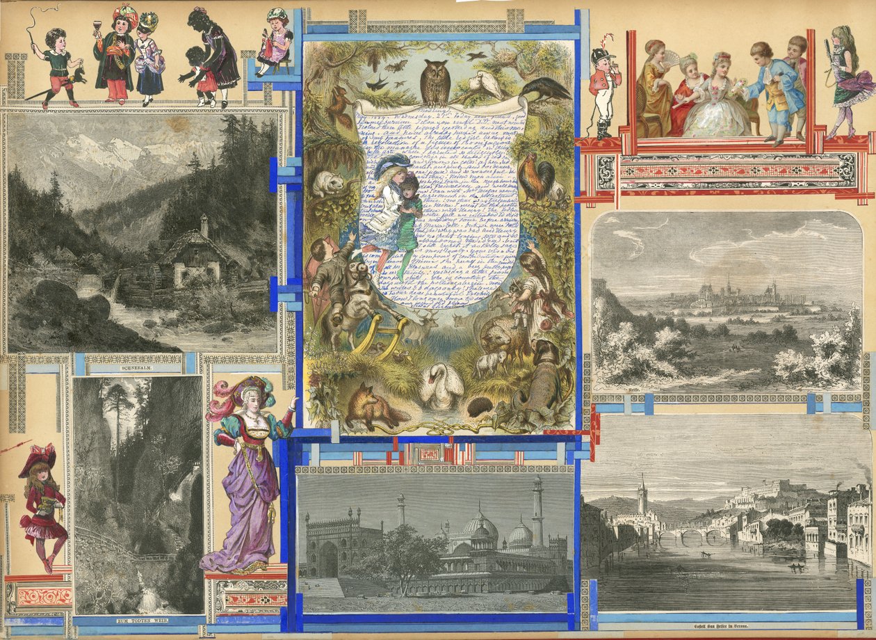 Pagina uit Sammelsurium Deel VI (gedrukt materiaal) door European School